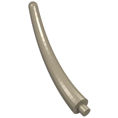 LEGO 40379 Dinosaur Tail End Section / Horn in Dark Tan - Authentic LEGO Part