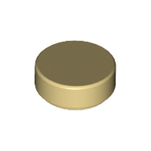 LEGO 98138 Tile, Round 1 x 1 in Tan - Authentic LEGO Part