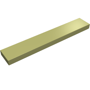 LEGO 6636 Tile 1 x 6 in Olive Green - Authentic LEGO Part