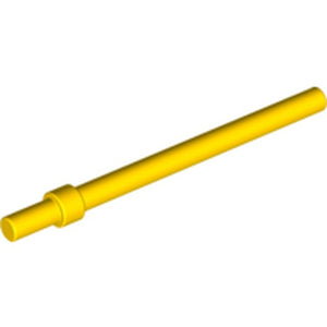 LEGO 63965 Bar   6L with Stop Ring in Yellow - Authentic LEGO Part