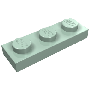 LEGO 3623 Plate 1 x 3 in Sand Green - Authentic LEGO Part