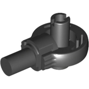 LEGO 47455 Technic Rotation Joint Ball Loop with 2 Perpendicular Pins with Friction in Black - Authentic LEGO Part