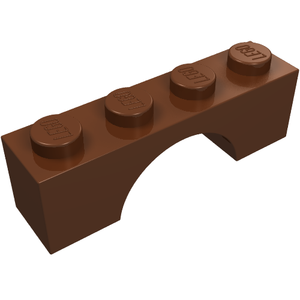 LEGO 3659 Arch 1 x 4 in Reddish Brown - Authentic LEGO Part