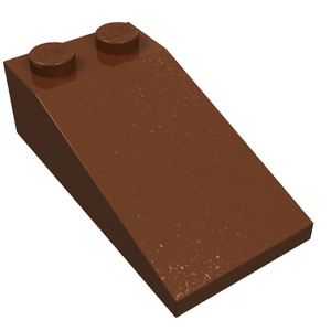 LEGO 30363 Slope 18 4 x 2 in Reddish Brown - Authentic LEGO Part
