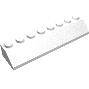 LEGO 4445 Slope 45 2 x 8 in White - Authentic LEGO Part