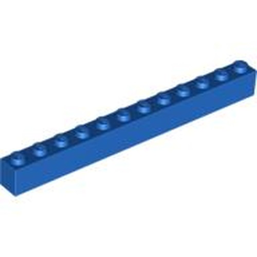 LEGO 6112 Brick 1 x 12 in Blue - Authentic LEGO Part