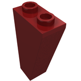LEGO 2449 Slope, Inverted 75 2 x 1 x 3 in Dark Red - Authentic LEGO Part