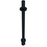 LEGO 2714b Bar   8L with Stop Rings and Pin (Technic, Figure Accessory Ski Pole) - Flat End in Black - Authentic LEGO Part