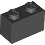 LEGO 3004 Brick 1 x 2 in Black - Authentic LEGO Part