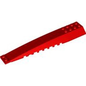 LEGO 45301 Wedge 16 x 4 Triple Curved with Reinforcements in Red - Authentic LEGO Part