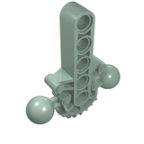 LEGO 47306 Bionicle Hips / Lower Torso with 2 Ball Joint and 7 Tooth Half Gear in Sand Green - Authentic LEGO Part