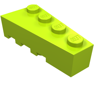 LEGO 41767 Wedge 4 x 2 Right in Lime - Authentic LEGO Part