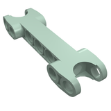 LEGO 50898 Technic, Axle and Pin Connector 2 x 7 with 2 Ball Joint Sockets, Rounded Ends in Sand Green - Authentic LEGO Part