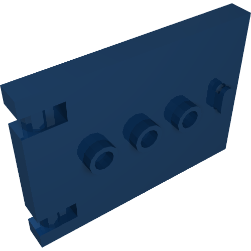 LEGO 93096 Door 1 x 5 x 3 with 3 Studs and Handle in Dark Blue - Authentic LEGO Part