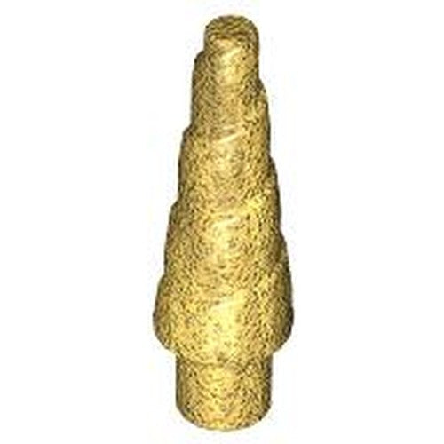 LEGO 89522 Horn, Unicorn / Spiral in Pearl Gold - Authentic LEGO Part