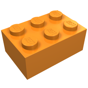 LEGO 3002 Brick 2 x 3 in Orange - Authentic LEGO Part