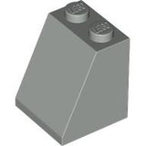 LEGO 3678a Slope 65 2 x 2 x 2 without Bottom Tube in Light Gray - Authentic LEGO Part