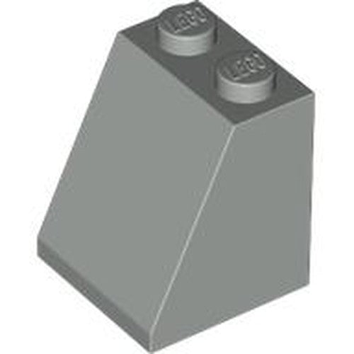 LEGO 3678a Slope 65 2 x 2 x 2 without Bottom Tube in Light Gray - Authentic LEGO Part
