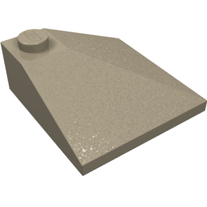 LEGO 3675 Slope 33 3 x 3 Double Convex Corner in Dark Tan - Authentic LEGO Part
