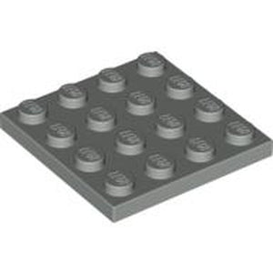 LEGO 3031 Plate 4 x 4 in Light Gray - Authentic LEGO Part