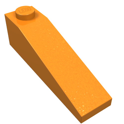 LEGO 60477 Slope 18 4 x 1 in Orange - Authentic LEGO Part