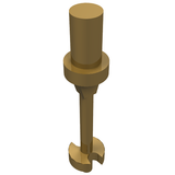 LEGO 90540 Minifigure, Utensil Ski Pole 3L with Handle, Stop Ring and Side Stops in Pearl Gold - Authentic LEGO Part