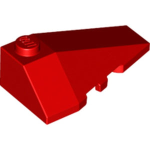 LEGO 43711 Wedge 4 x 2 Triple Right in Red - Authentic LEGO Part