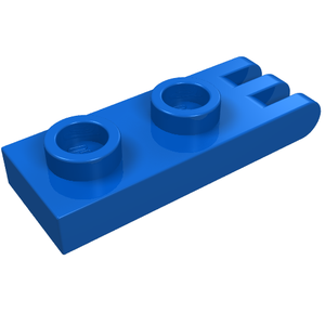 LEGO 4275b Hinge Plate 1 x 2 with 3 Fingers on End - Hollow Studs in Blue - Authentic LEGO Part