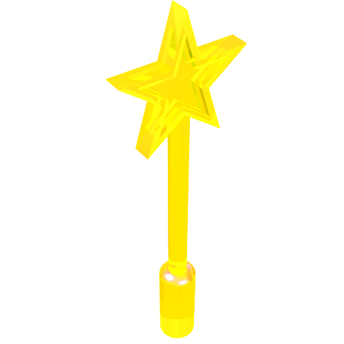 LEGO 6124 Minifigure, Utensil Magic Wand in Trans-Neon Green - Authentic LEGO Part
