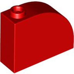 LEGO 33243 Slope, Curved 3 x 1 x 2 with Hollow Stud in Red - Authentic LEGO Part
