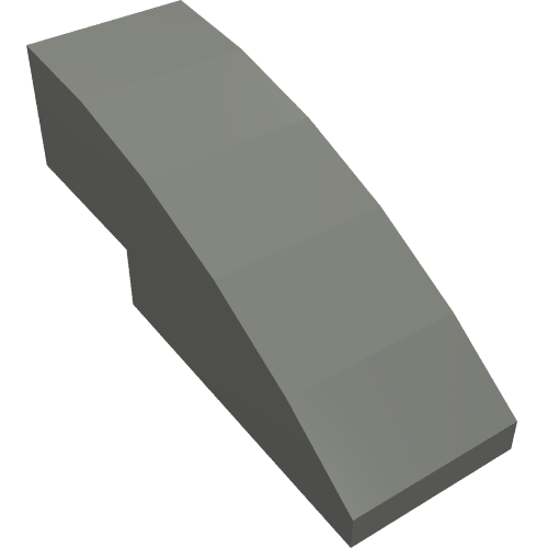 LEGO 50950 Slope, Curved 3 x 1 in Dark Bluish Gray - Authentic LEGO Part