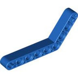 LEGO 6629 Technic, Liftarm, Modified Bent Thick 1 x 9 (6 - 4) in Blue - Authentic LEGO Part