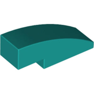 LEGO 50950 Slope, Curved 3 x 1 in Dark Turquoise - Authentic LEGO Part