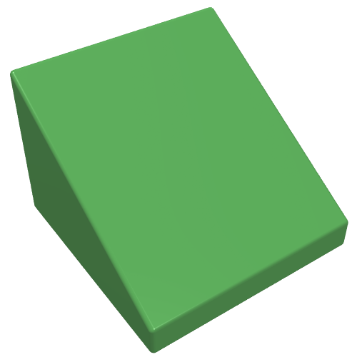 LEGO 54200 Slope 30 1 x 1 x 2/3 in Bright Green - Authentic LEGO Part