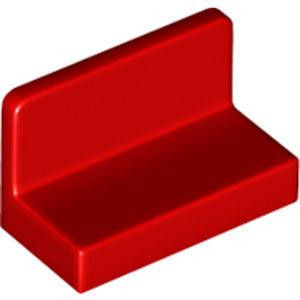 LEGO 4865b Panel 1 x 2 x 1 with Rounded Corners in Red - Authentic LEGO Part