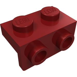 LEGO 99781 Bracket 1 x 2 - 1 x 2 in Dark Red - Authentic LEGO Part
