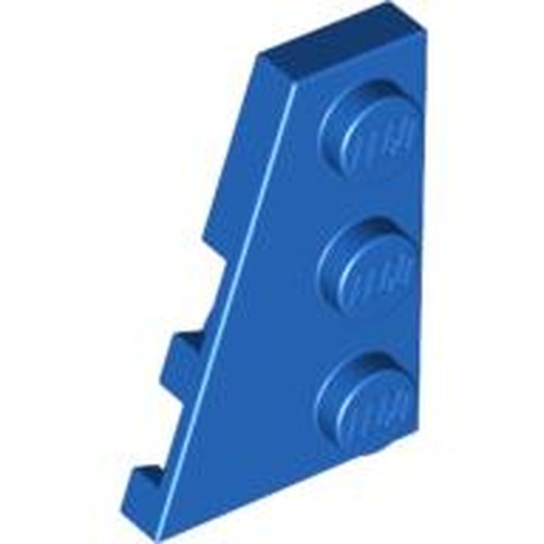 LEGO 43723 Wedge, Plate 3 x 2 Left in Blue - Authentic LEGO Part