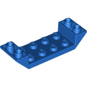 LEGO 22889 Slope, Inverted 45 6 x 2 Double with 2 x 4 Cutout in Blue - Authentic LEGO Part