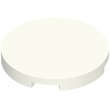 LEGO 67095 Tile, Round 3 x 3 in White - Authentic LEGO Part