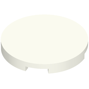 LEGO 67095 Tile, Round 3 x 3 in White - Authentic LEGO Part