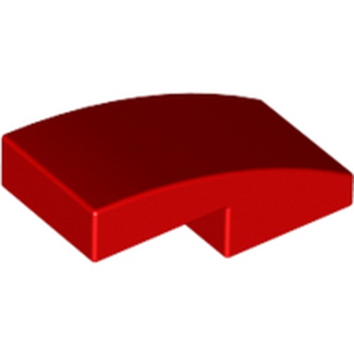 LEGO 11477 Slope, Curved 2 x 1 x 2/3 in Red - Authentic LEGO Part