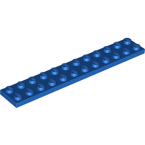 LEGO 2445 Plate 2 x 12 in Blue - Authentic LEGO Part