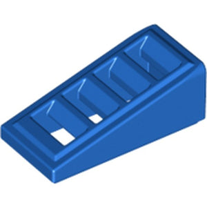 LEGO 61409 Slope 18 2 x 1 x 2/3 with Grille in Blue - Authentic LEGO Part