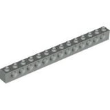 LEGO 32018 Light Bluish Gray Technic, Brick 1 x 14 with Holes in Light Gray - Authentic LEGO Part