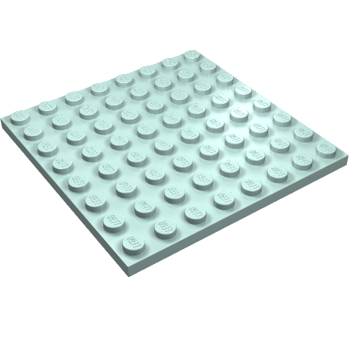 LEGO 41539 Plate 8 x 8 in Aqua - Authentic LEGO Part