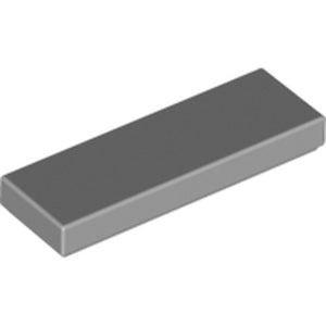 LEGO 63864 Tile 1 x 3 in Light Bluish Gray - Authentic LEGO Part