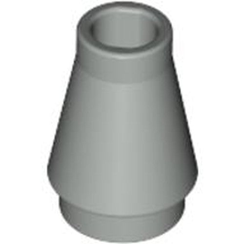 LEGO 4589 Cone 1 x 1 in Light Gray - Authentic LEGO Part