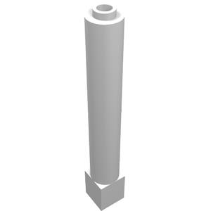 LEGO 43888 Support 1 x 1 x 6 Solid Pillar in White - Authentic LEGO Part