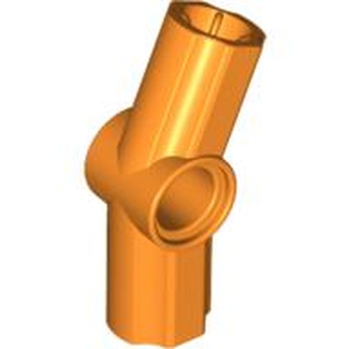 LEGO 32016 Technic, Axle and Pin Connector Angled #3 - 157.5 degrees in Orange - Authentic LEGO Part