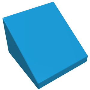 LEGO 54200 Slope 30 1 x 1 x 2/3 in Dark Azure - Authentic LEGO Part